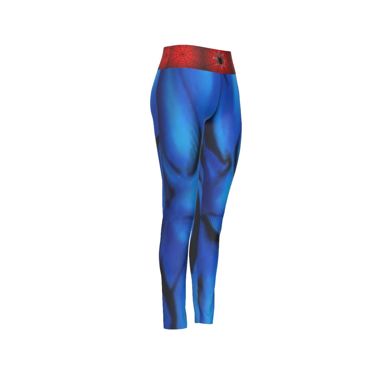 Cosplay High Waist Leggings Red/Blue