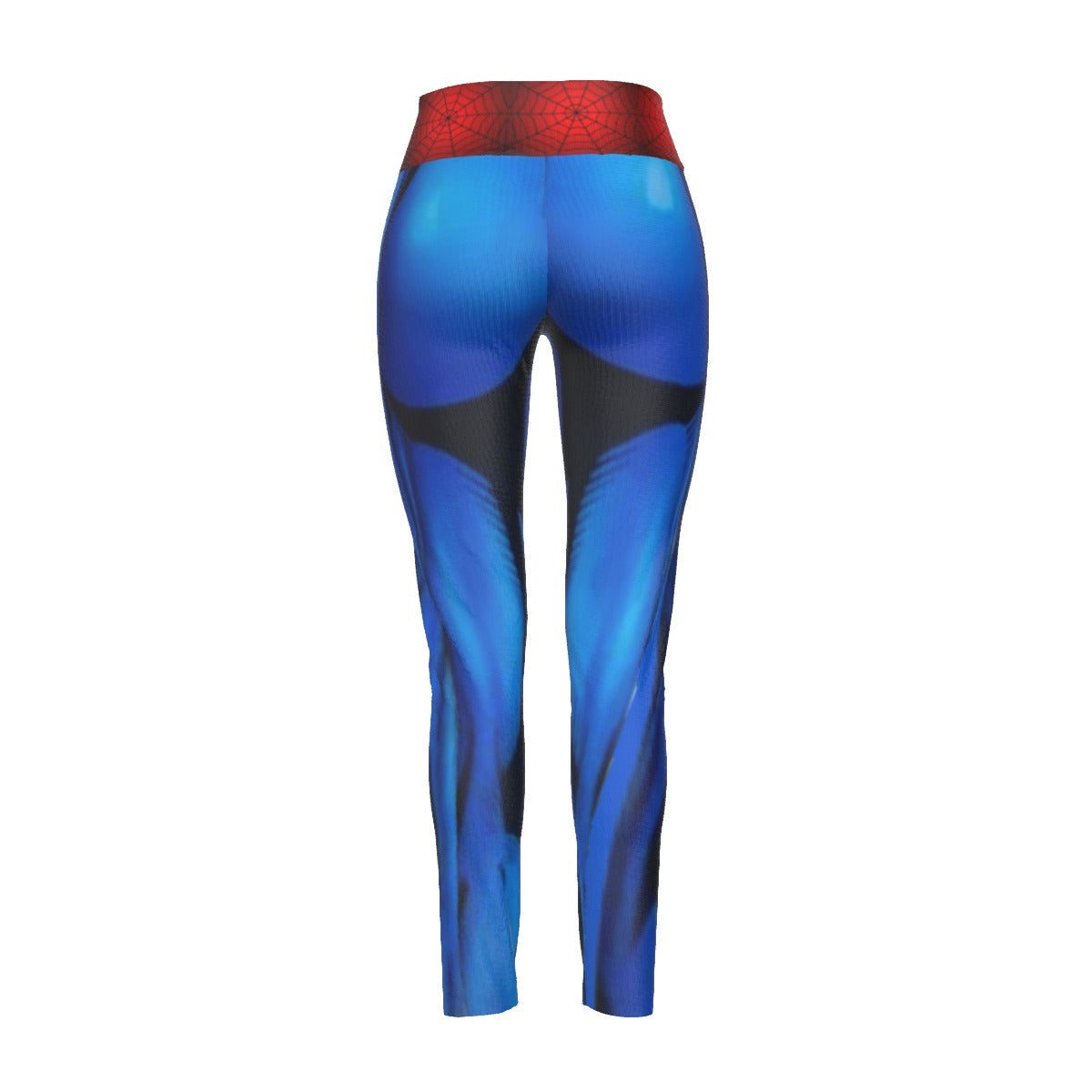 Cosplay High Waist Leggings Red/Blue