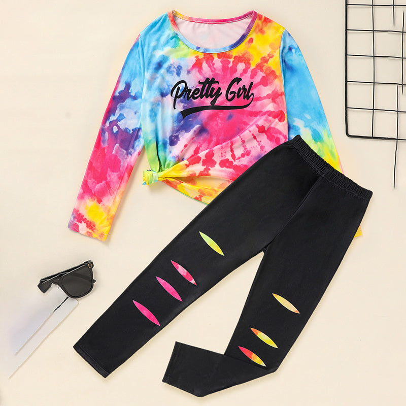 Pretty Girl Long Sleeve Pullover Top & Matching Pants
