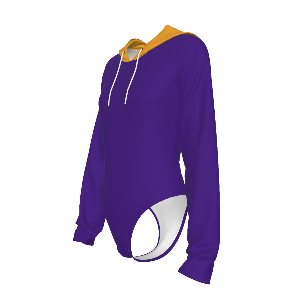 All-Over Print Women's Raglan Sleeve Hooded Bodysuit