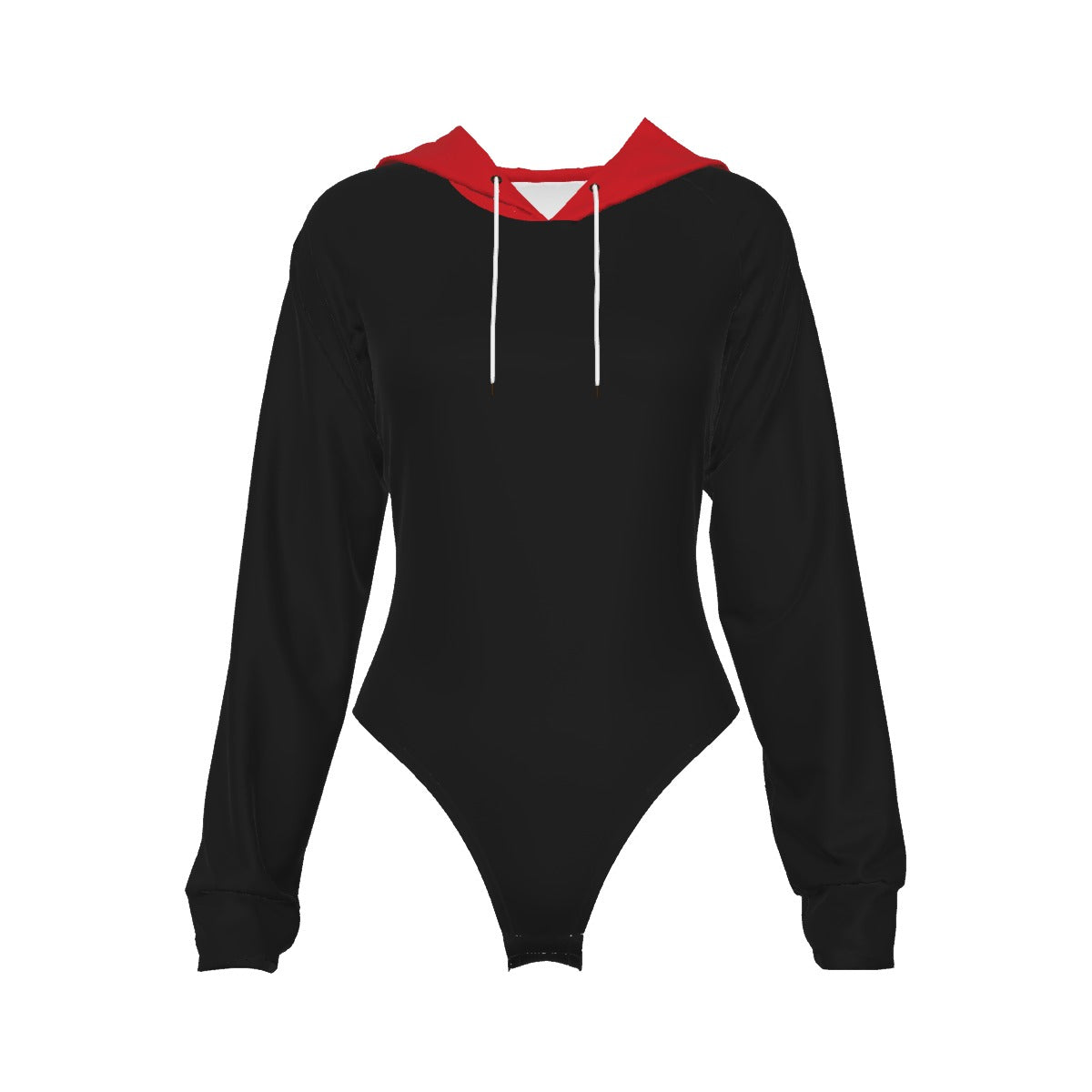 All-Over Print Women's Raglan Sleeve Hooded Bodysuit