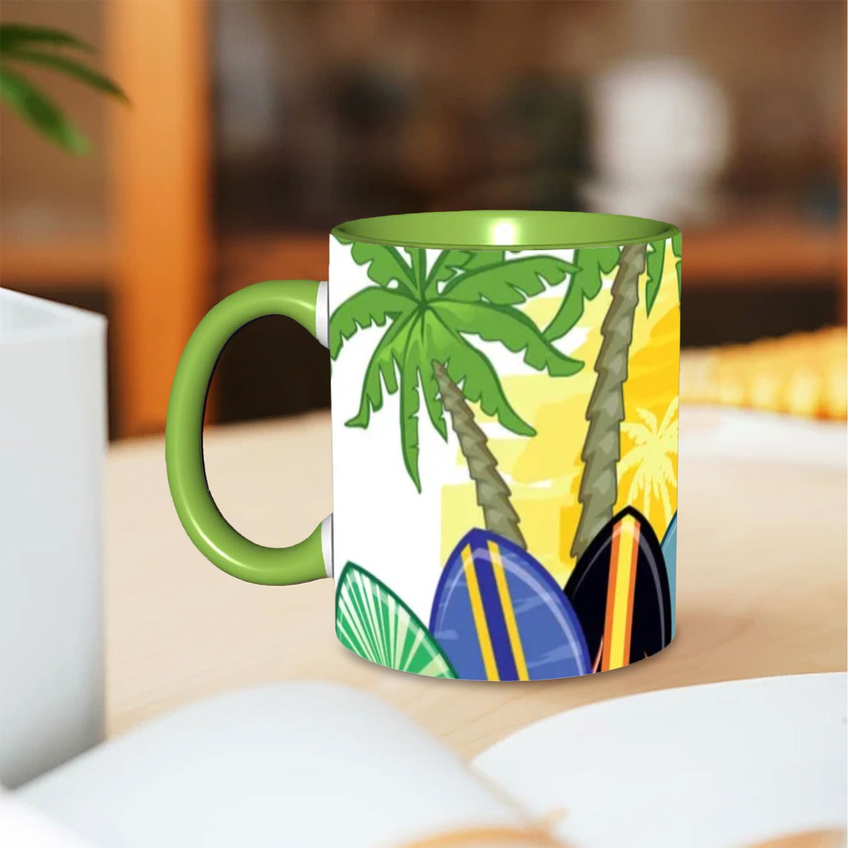Surfboard Coffee Mug 11 oz. Free Shipping