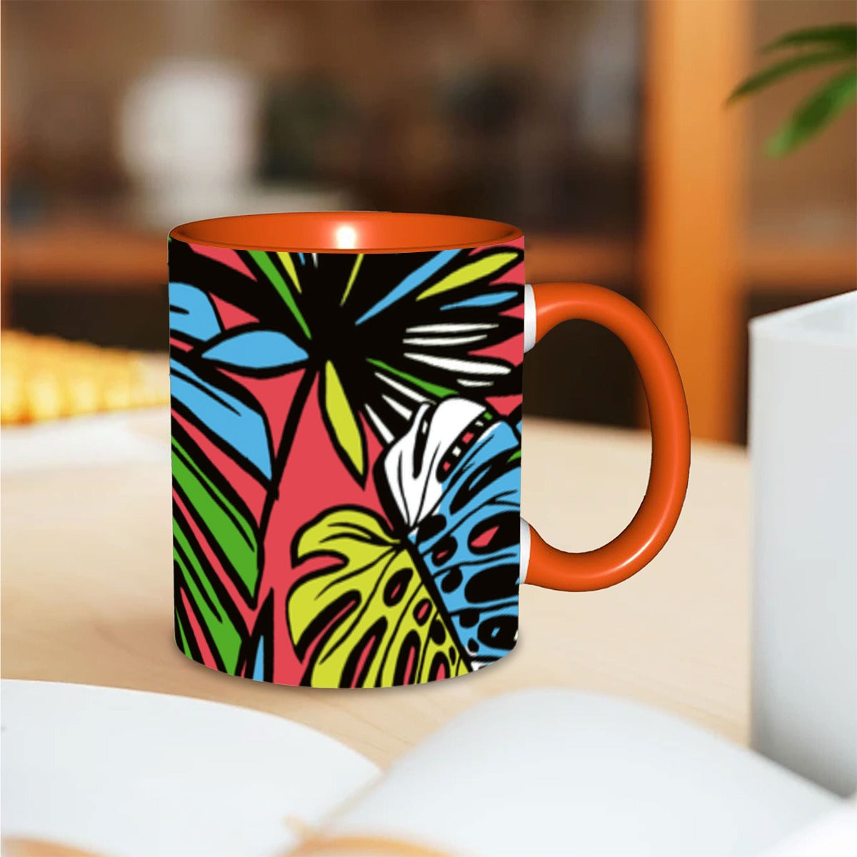 Funky Leaf Coffee Mug 11 oz Free Shipping