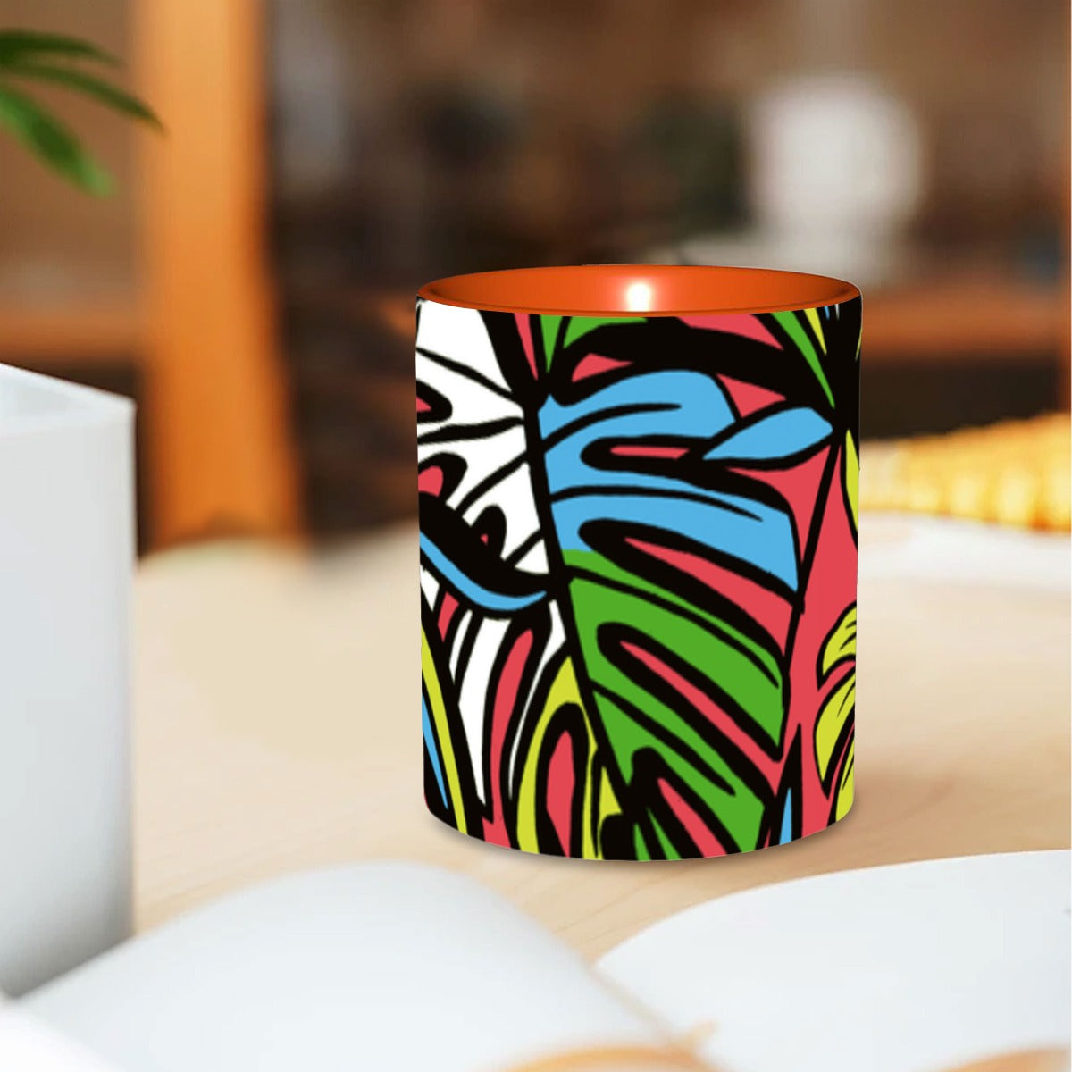 Funky Leaf Coffee Mug 11 oz Free Shipping
