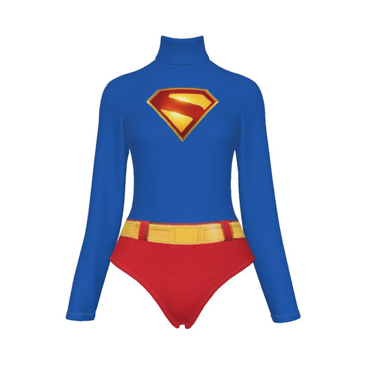 Cosplay Stretchy Long Sleeve Bodysuit