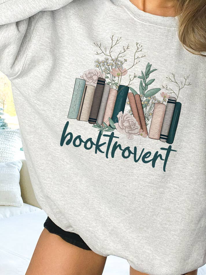 Booktrovert - Cute Reading Book Club Sweatshirt