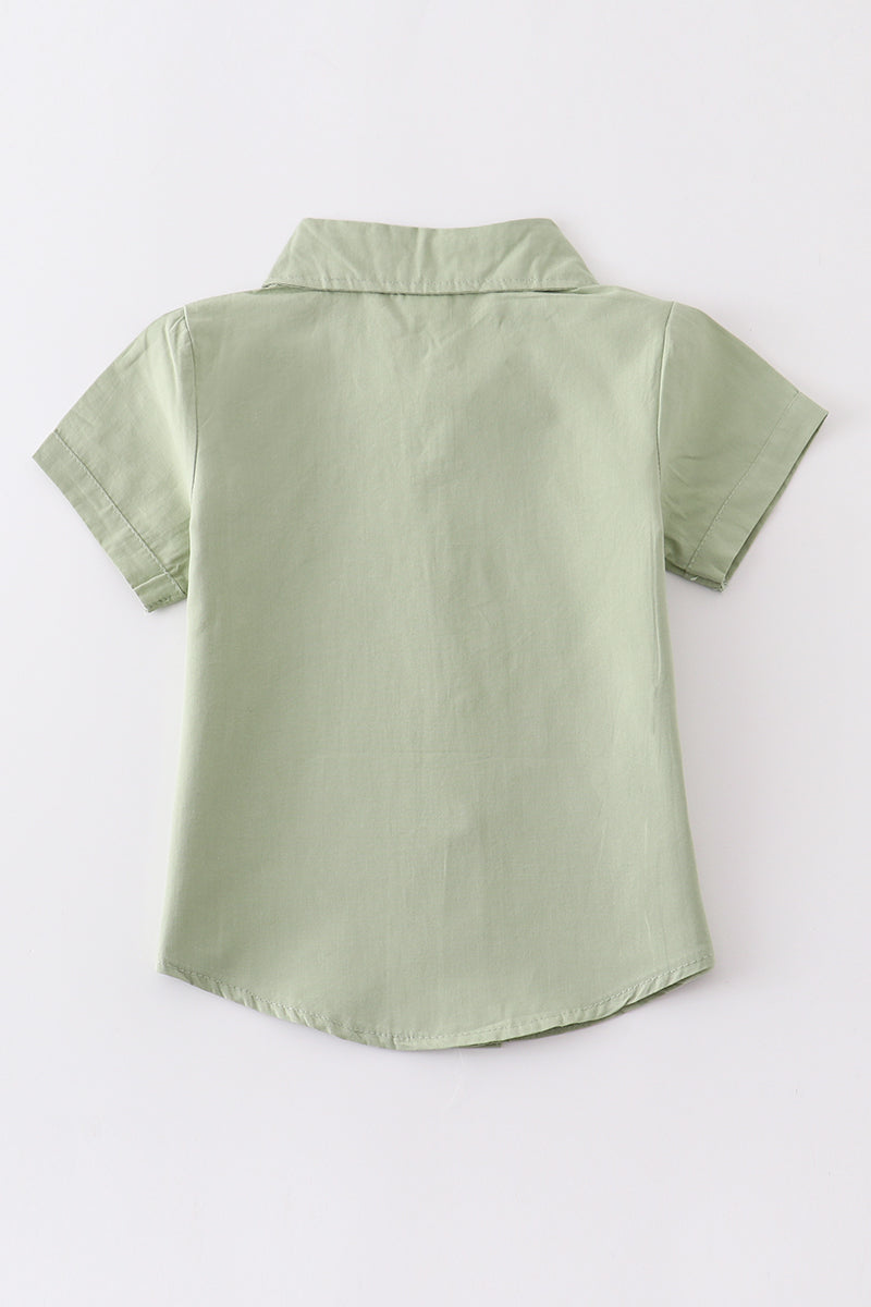 Lemongrass button-downs pocket boy shirt