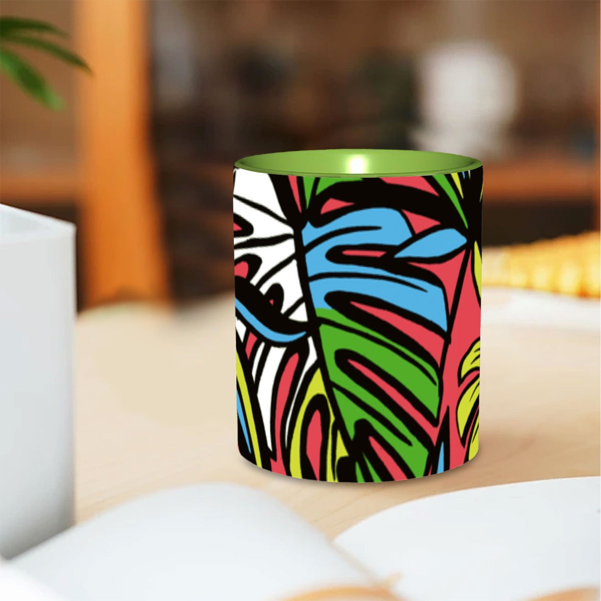 Funky Leaf Coffee Mug 11 oz Free Shipping
