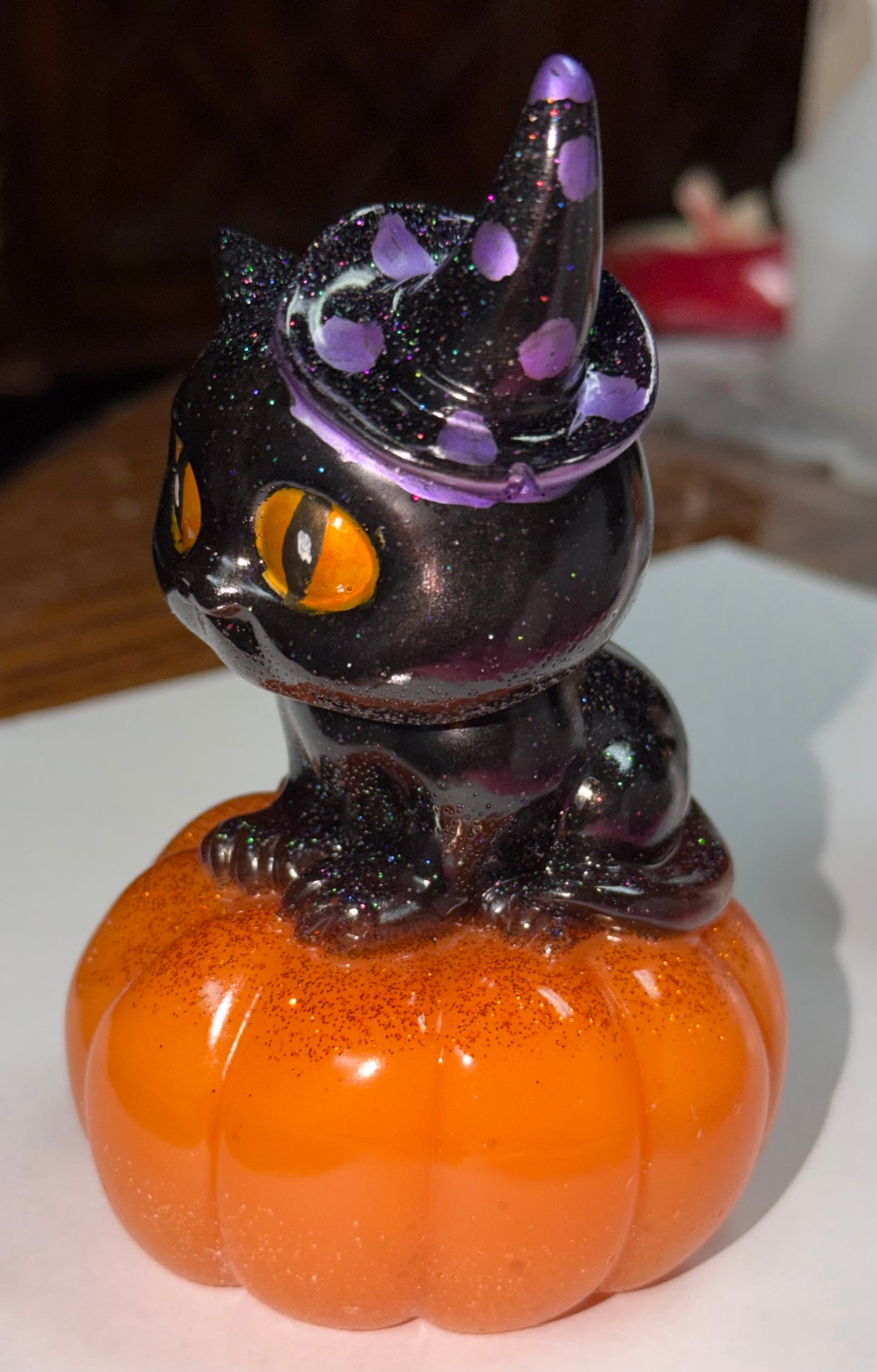 Black Cat and Pumpkin