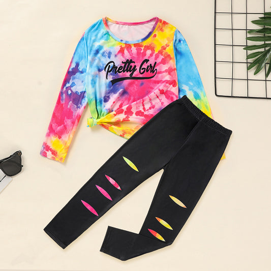 Pretty Girl Long Sleeve Pullover Top & Matching Pants
