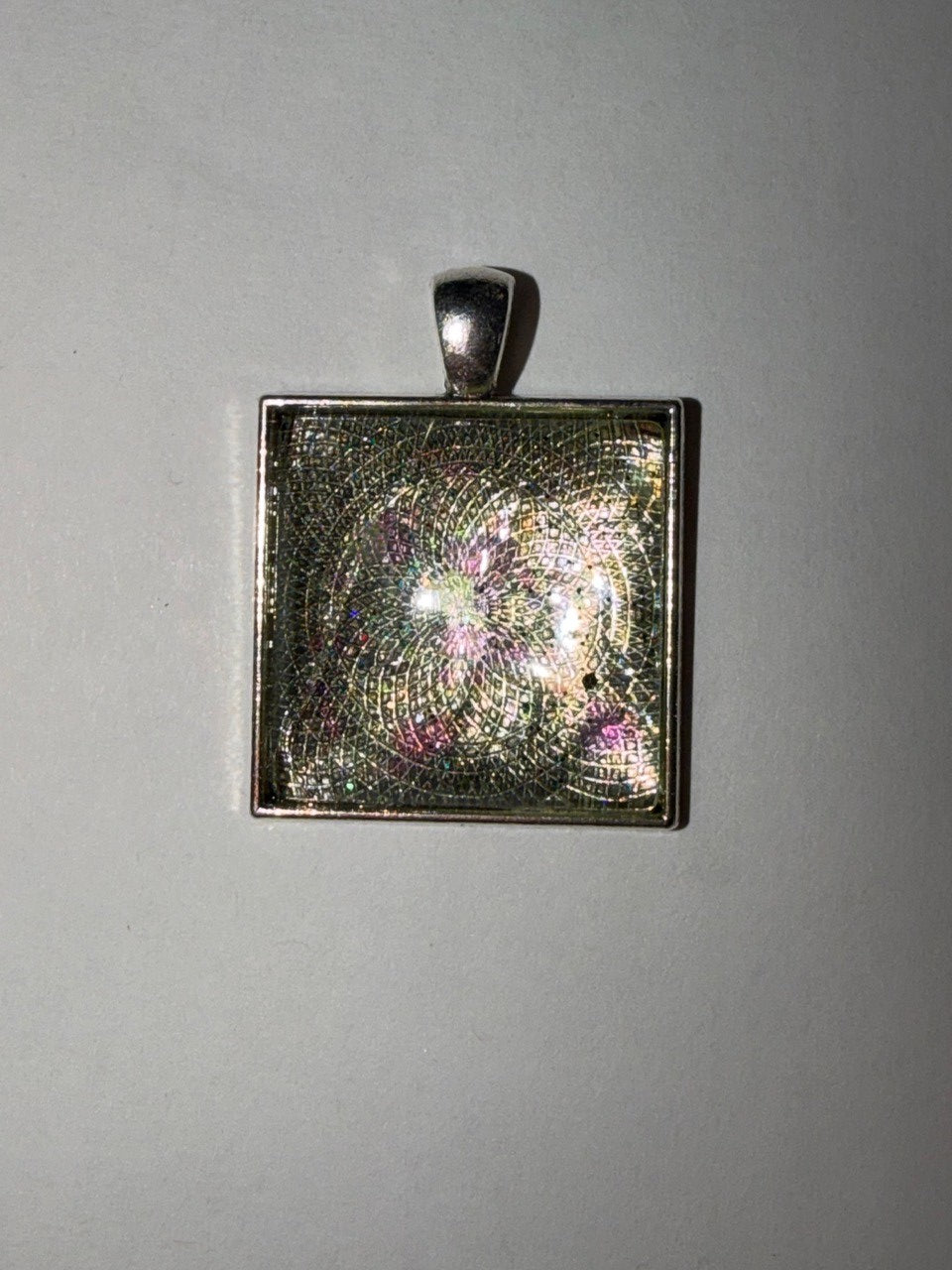 Pendant- Large Square Many Colors