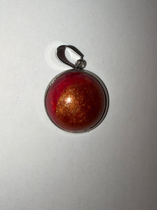 Pendant- Small Round Hand Made- Multiple Colors