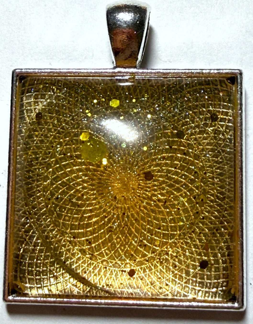 Pendant- Large Square Custom Designed