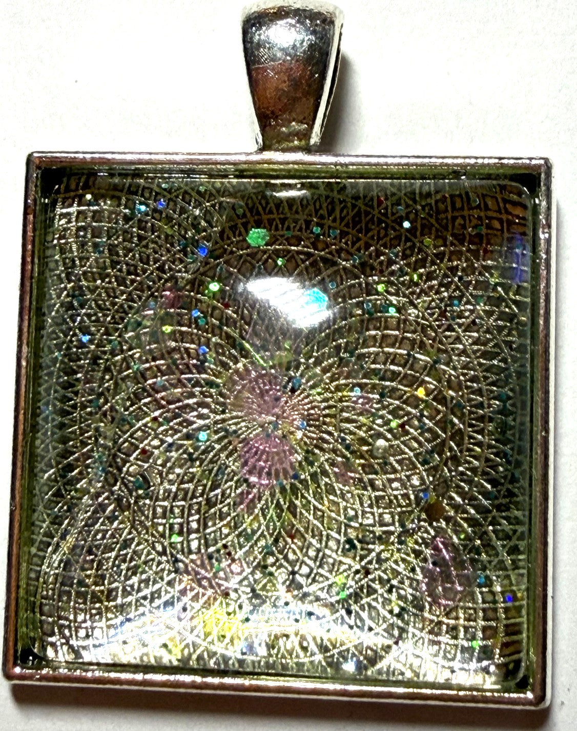 Pendant- Large Square Custom Designed