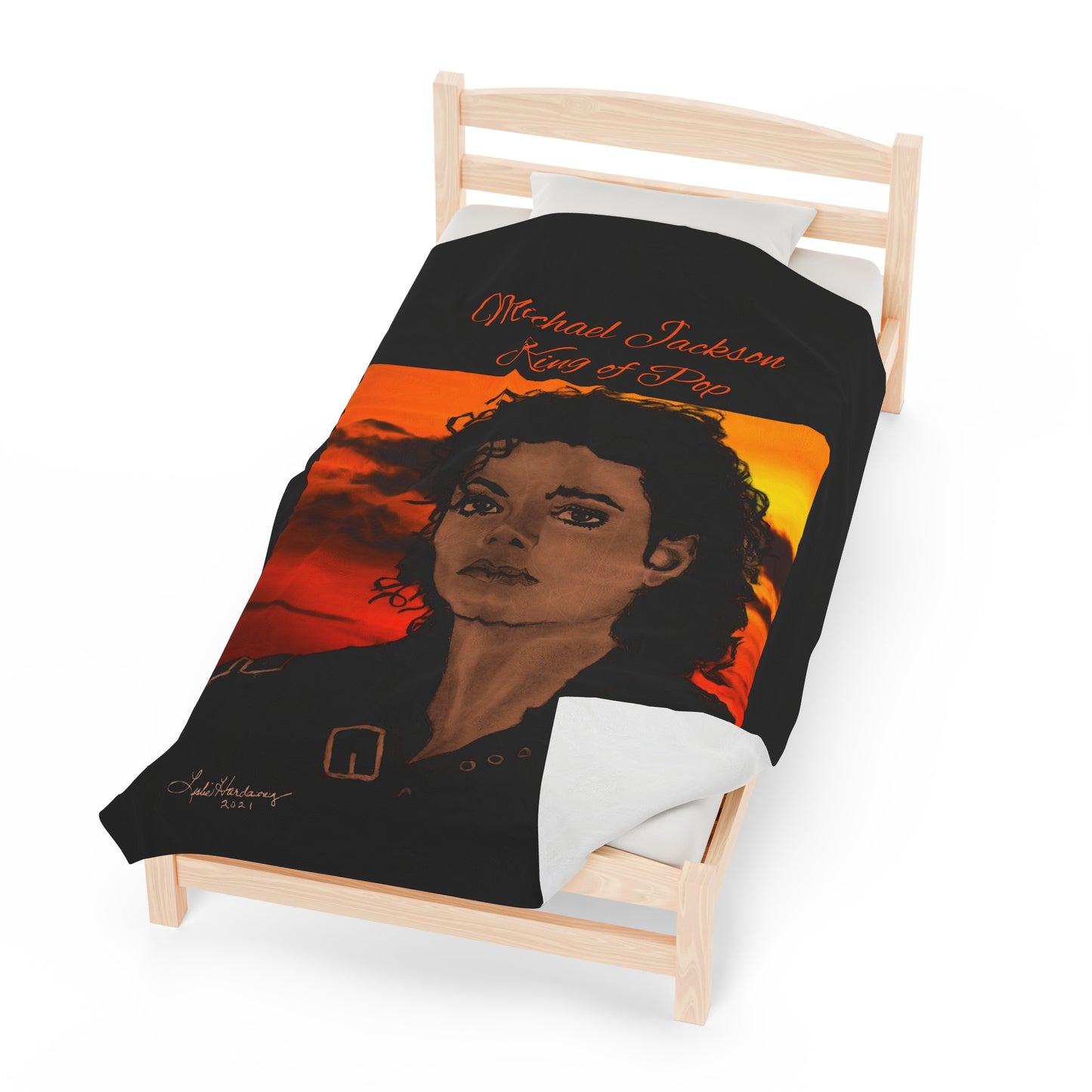 Michael Custom Art Velveteen Plush Blanket