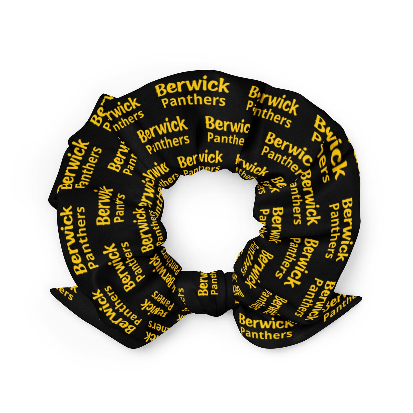 Berwick Panthers Scrunchie Black