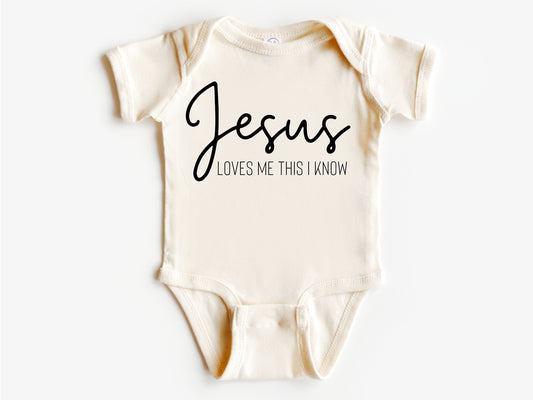 Jesus Loves Me Onesie