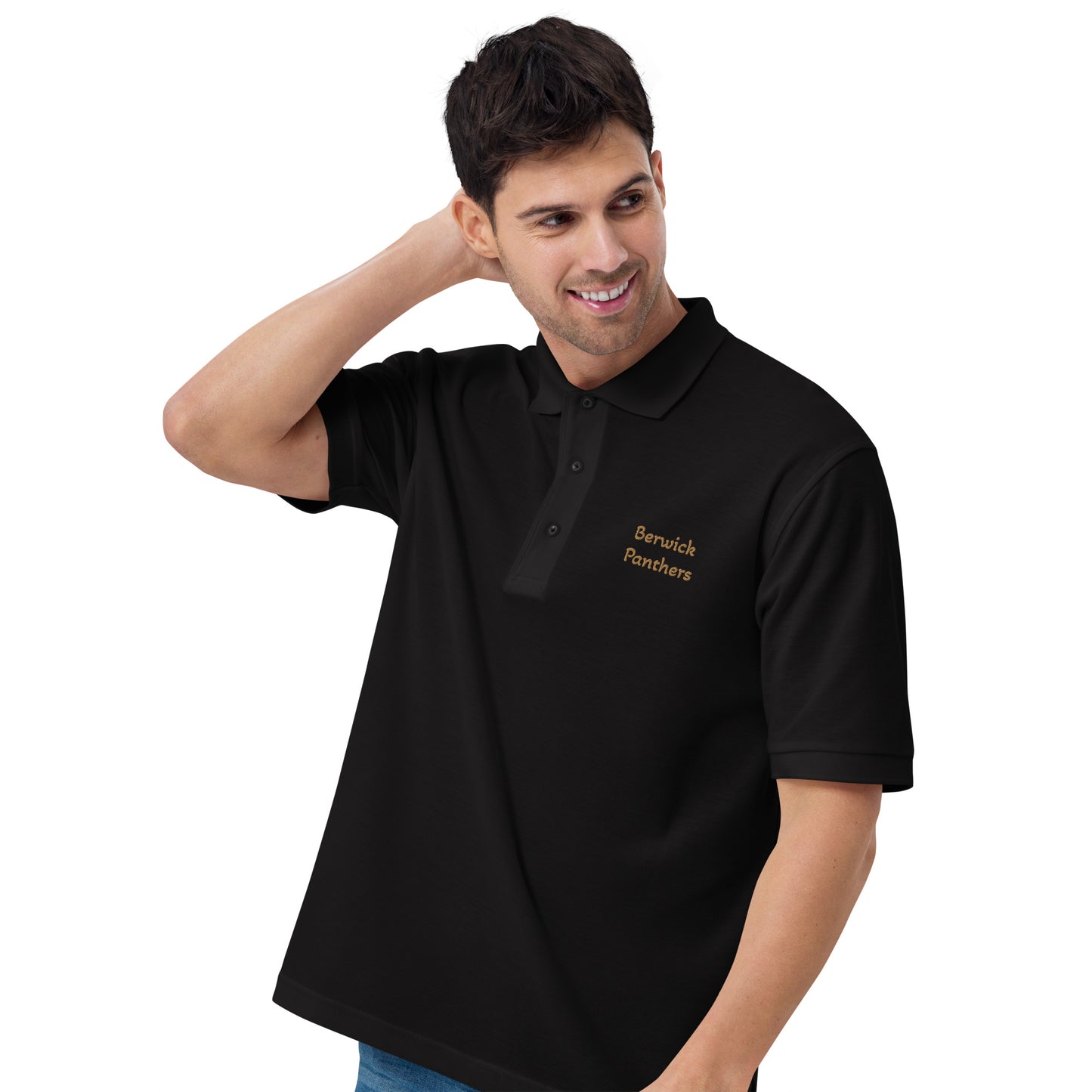 Berwick Panthers Port Authority Men's Premium Polo Black