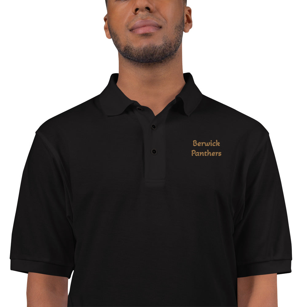 Berwick Panthers Port Authority Men's Premium Polo Black