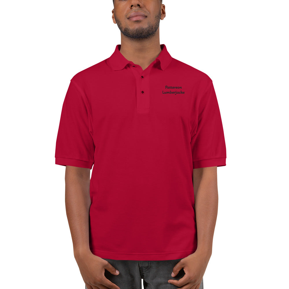 Patterson Lumberjack Port Authority Men's Premium Polo Maroon