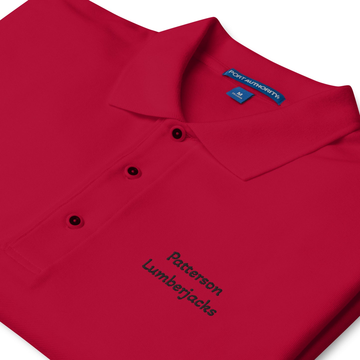 Patterson Lumberjack Port Authority Men's Premium Polo Maroon