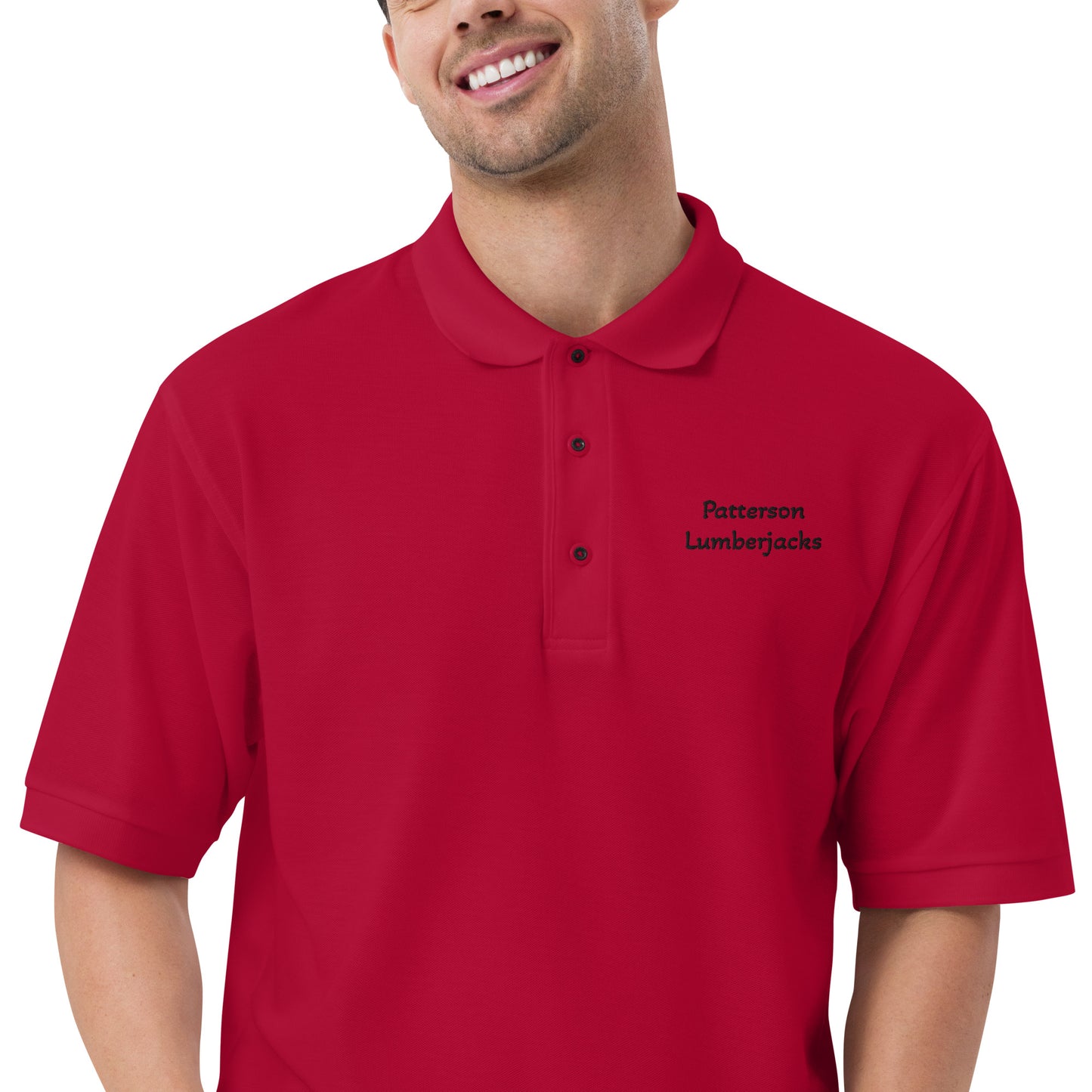 Patterson Lumberjack Port Authority Men's Premium Polo Maroon