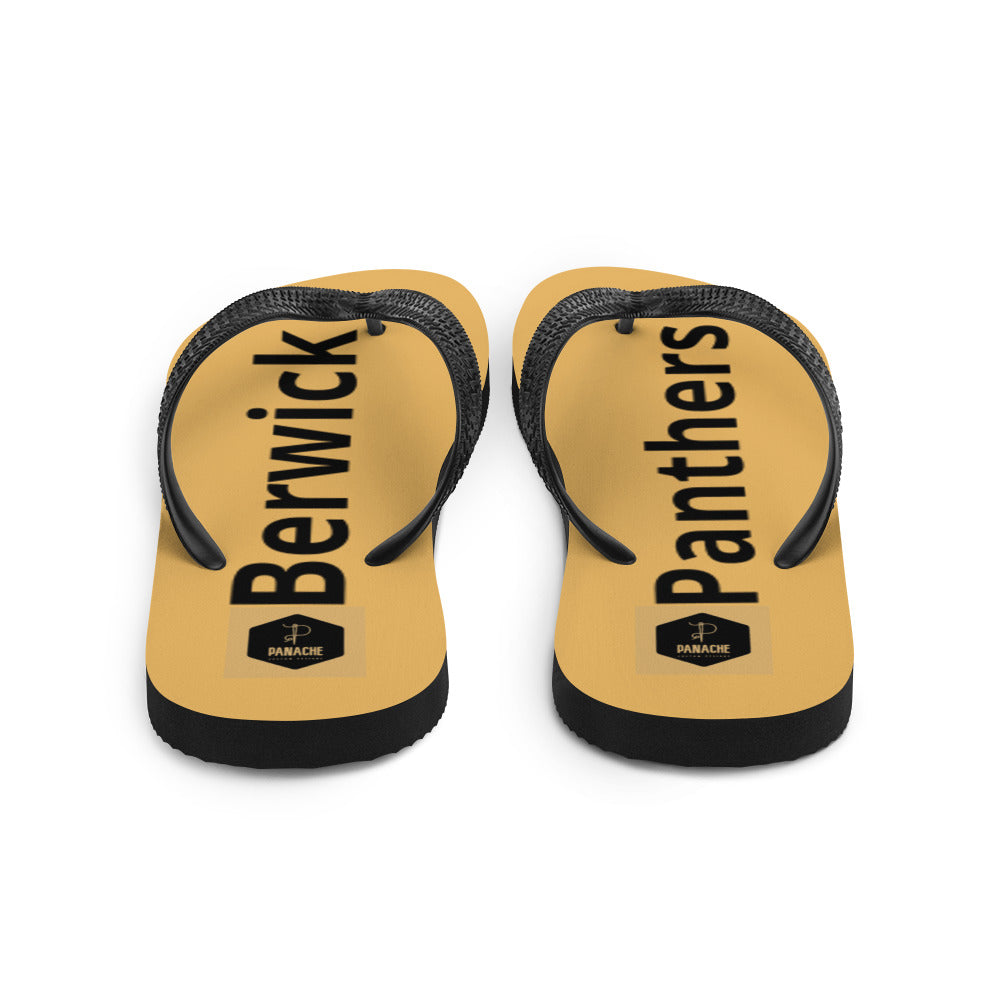 Berwick Panther Flip-Flops Gold