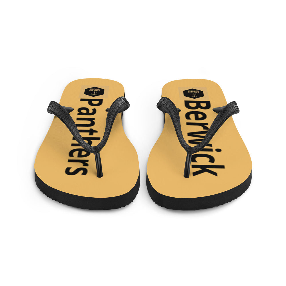 Berwick Panther Flip-Flops Gold