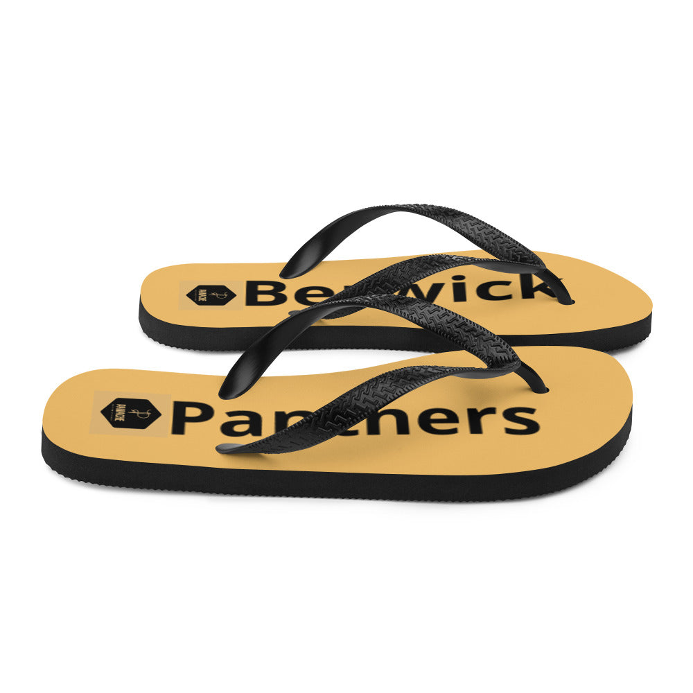 Berwick Panther Flip-Flops Gold