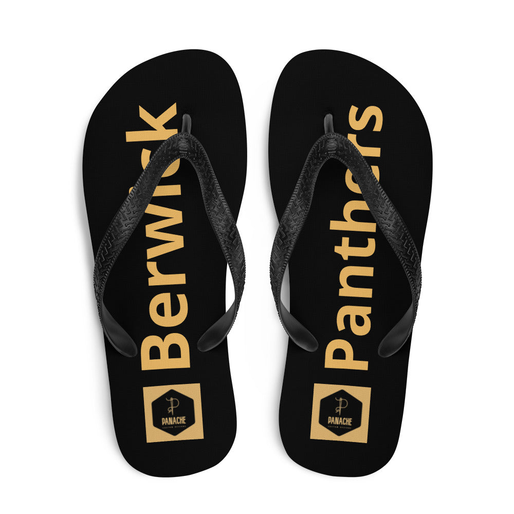 Berwick Panthers Flip-Flops Black