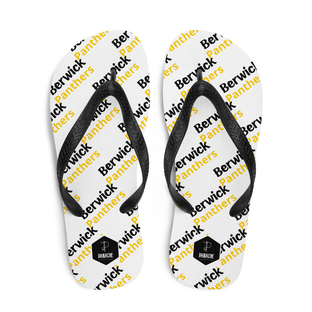 Berwick Panthers Flip-Flops Black & Gold