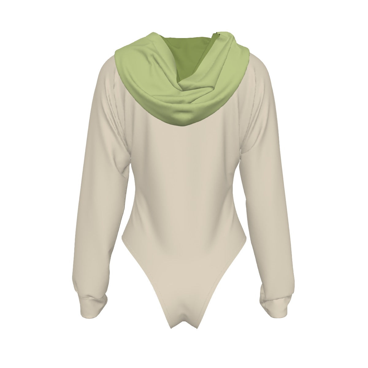Unisex Raglan Sleeve Hooded Bodysuit