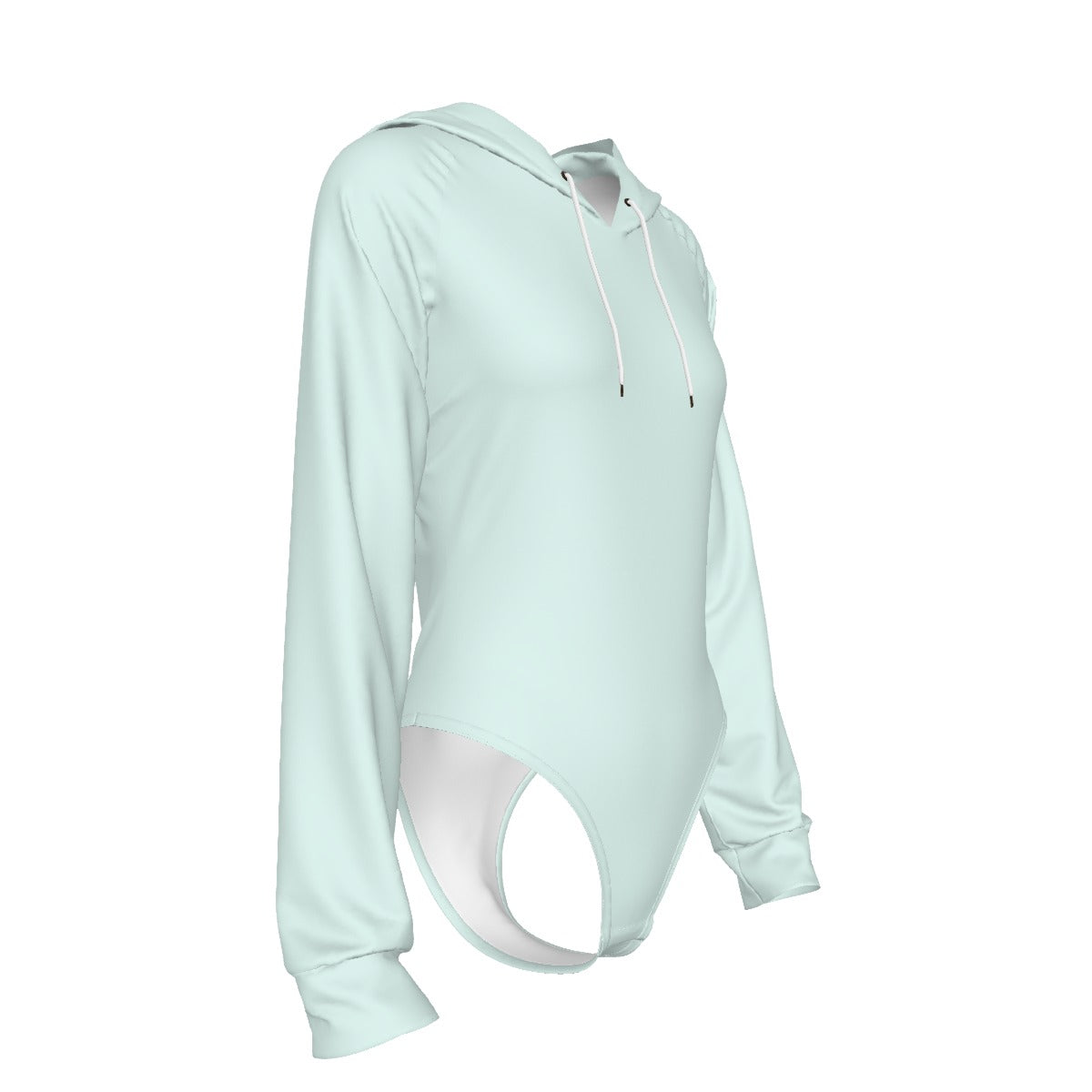 Unisex Raglan Sleeve Hooded Bodysuit