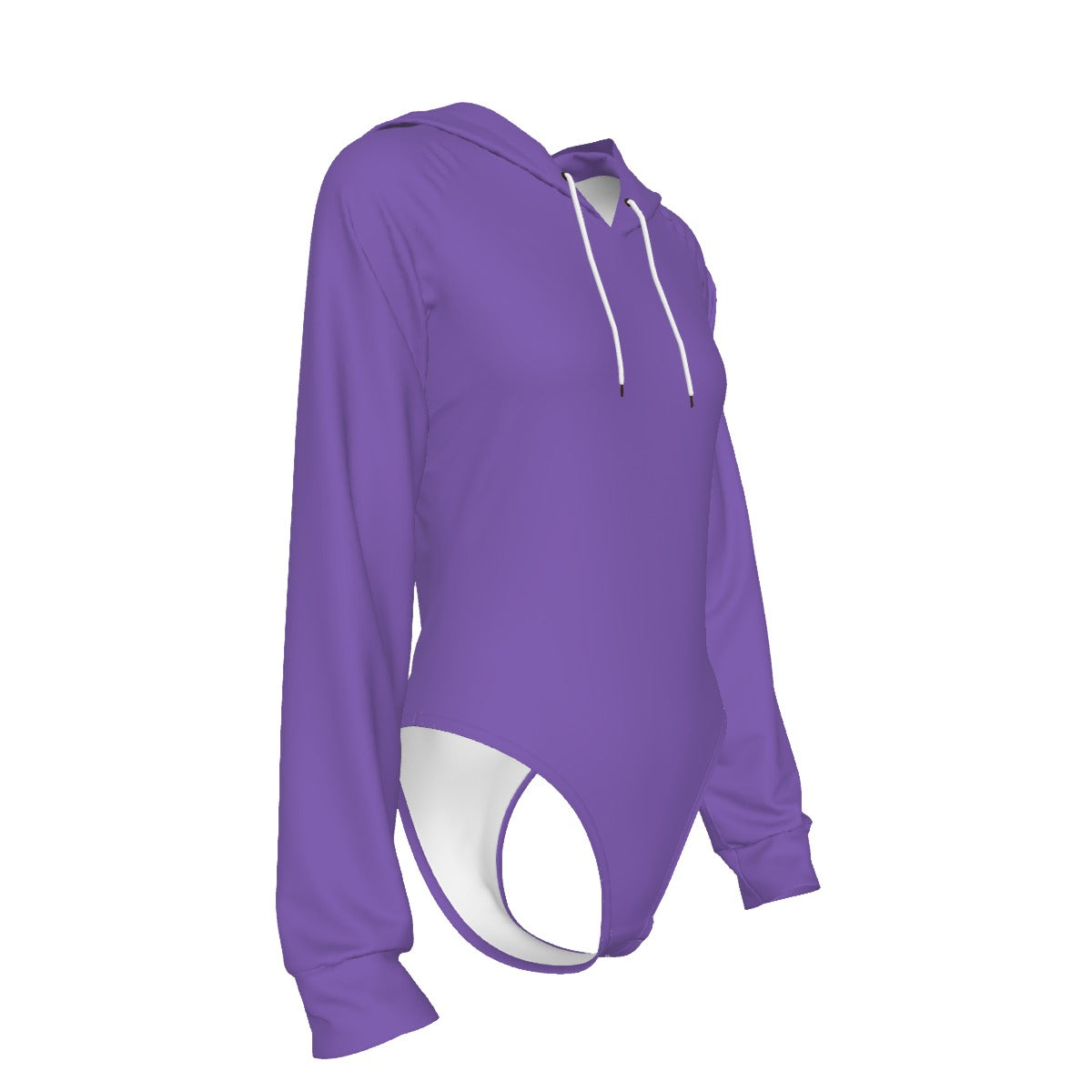Unisex Raglan Sleeve Hooded Bodysuit