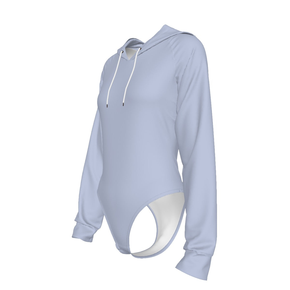 Unisex Raglan Sleeve Hooded Bodysuit