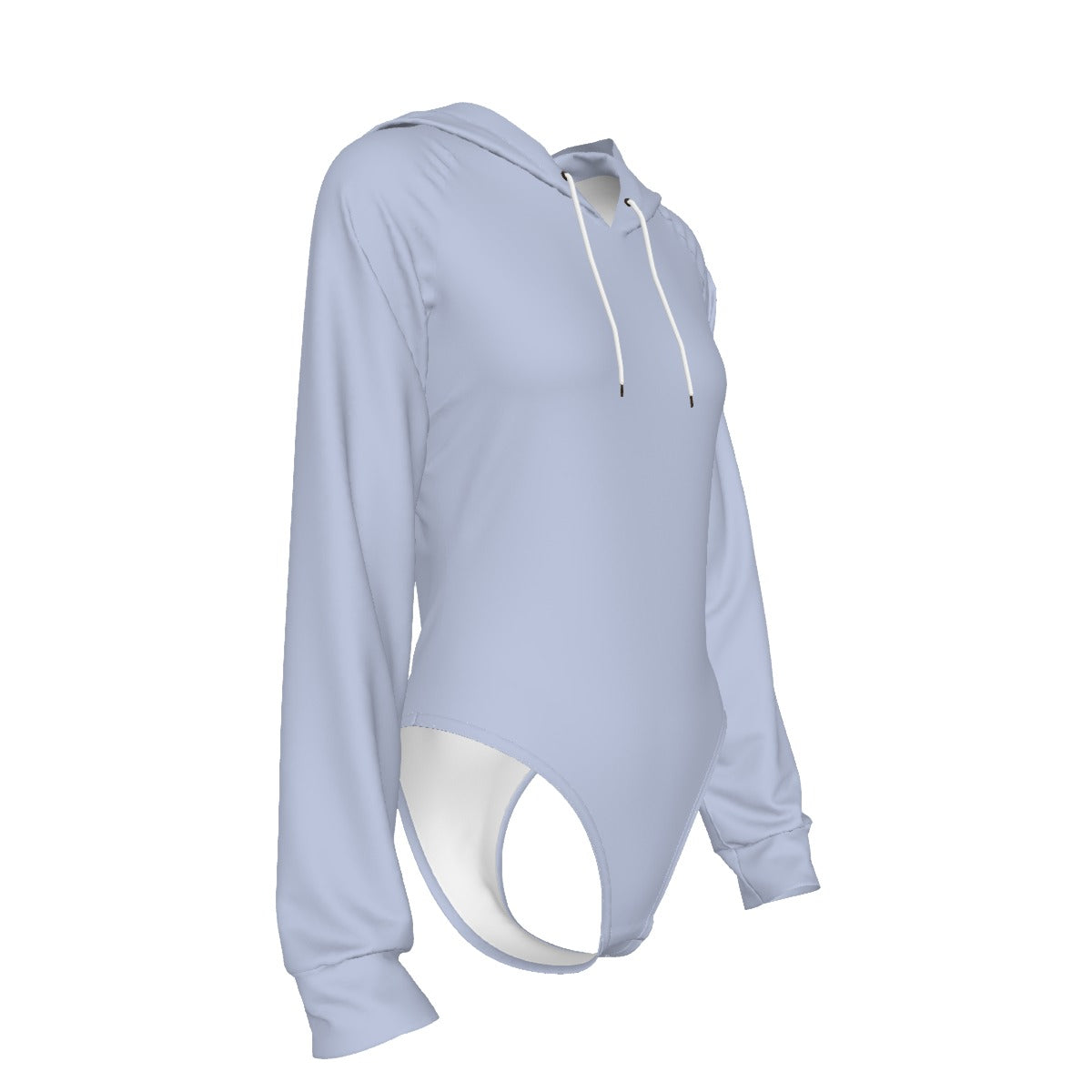 Unisex Raglan Sleeve Hooded Bodysuit
