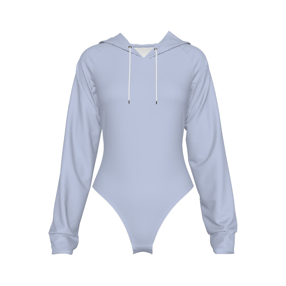 Unisex Raglan Sleeve Hooded Bodysuit