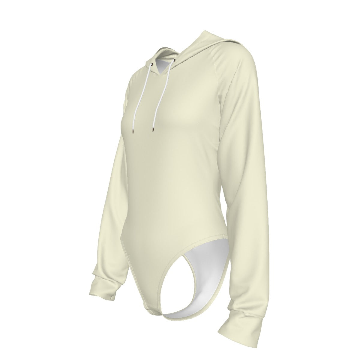 Unisex Raglan Sleeve Hooded Bodysuit