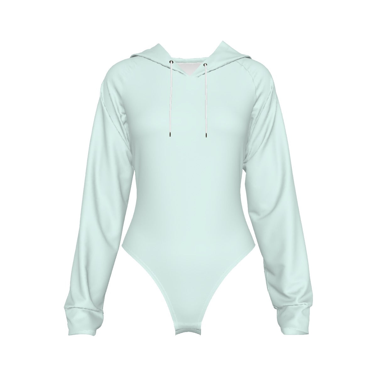 Unisex Raglan Sleeve Hooded Bodysuit