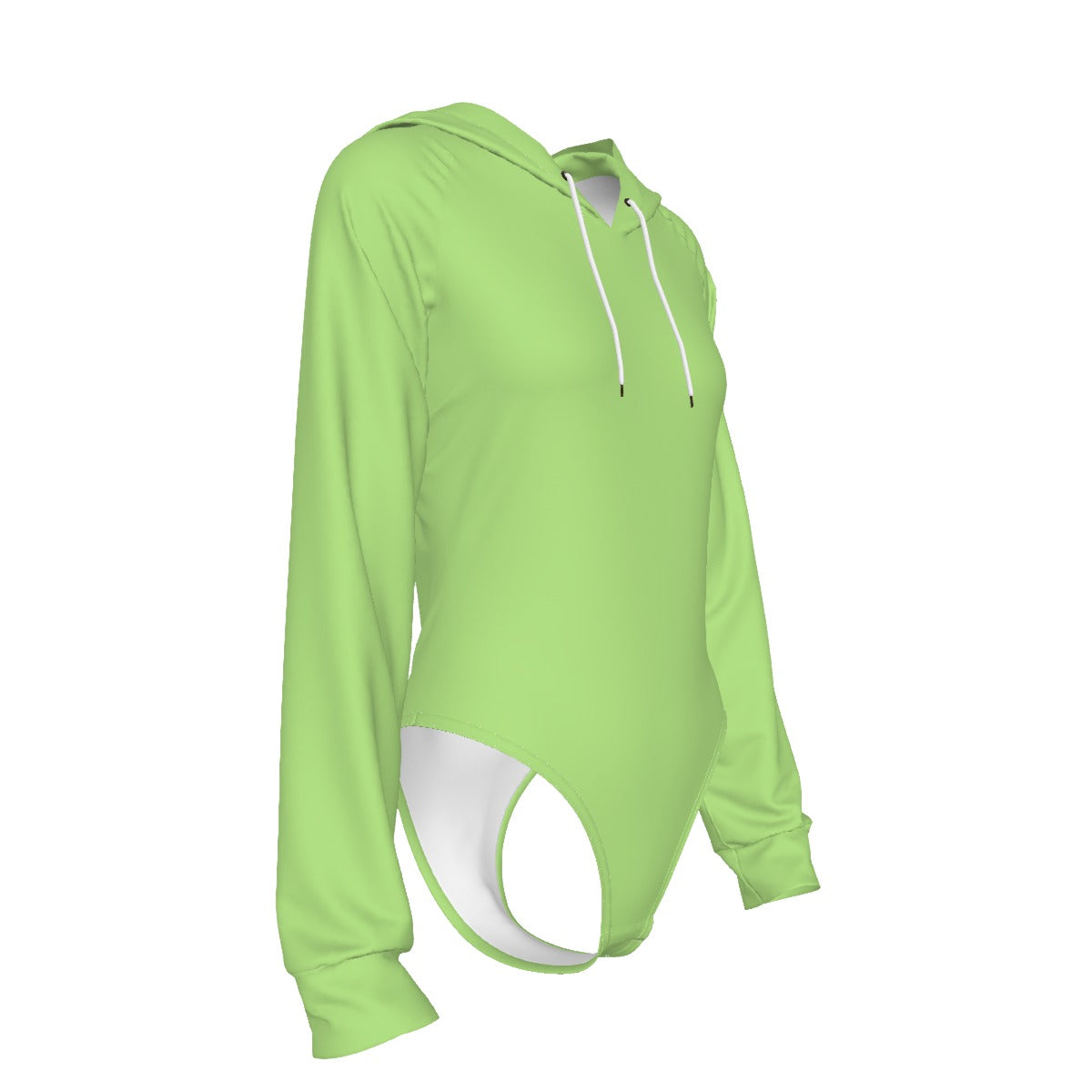 Unisex Raglan Sleeve Hooded Bodysuit