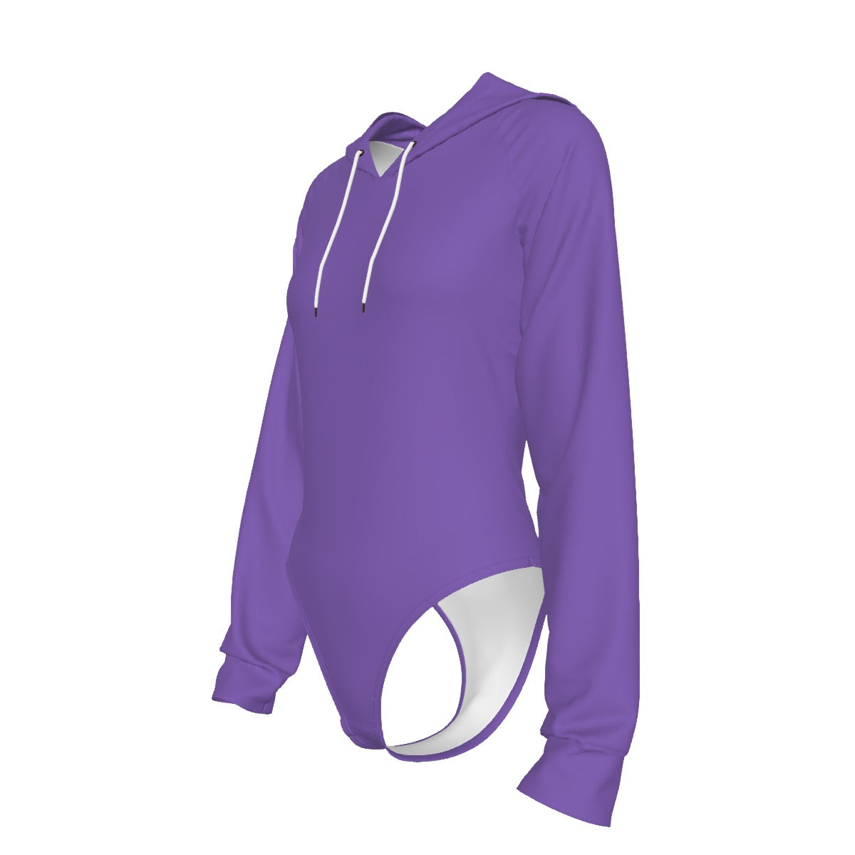Unisex Raglan Sleeve Hooded Bodysuit