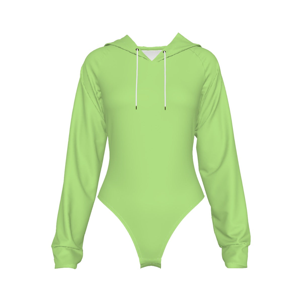 Unisex Raglan Sleeve Hooded Bodysuit