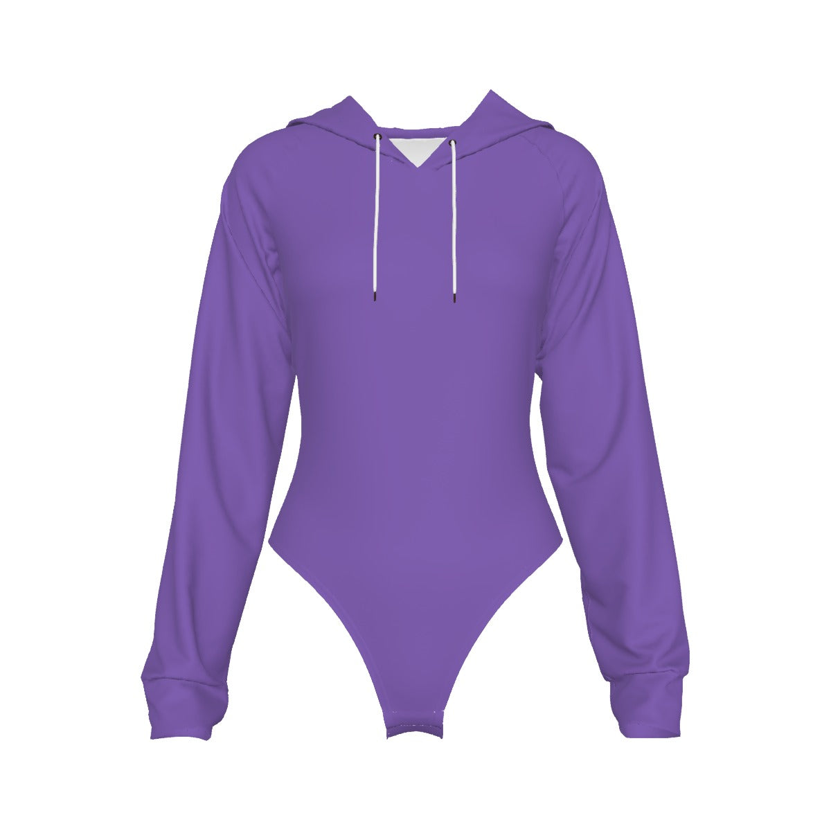 Unisex Raglan Sleeve Hooded Bodysuit