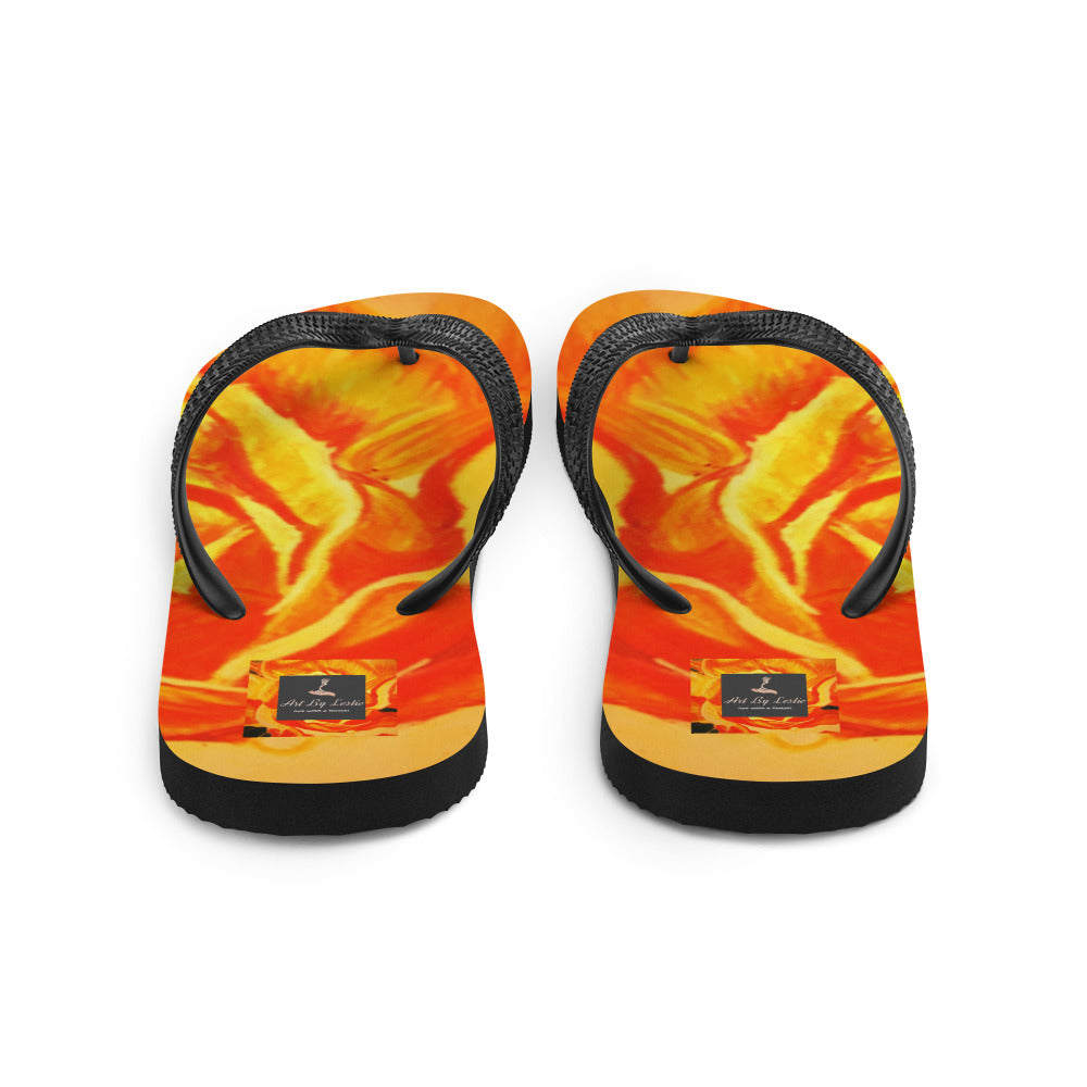 Flip-Flops Orange and Yellow