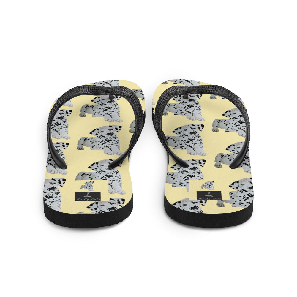 Flip-Flops Dalmatian Pale Yellow