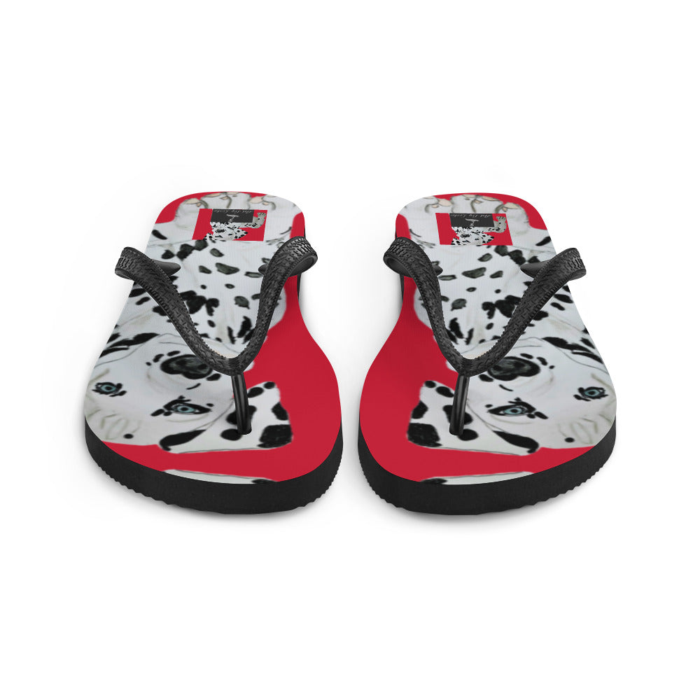 Flip-Flops Dalmatian Red