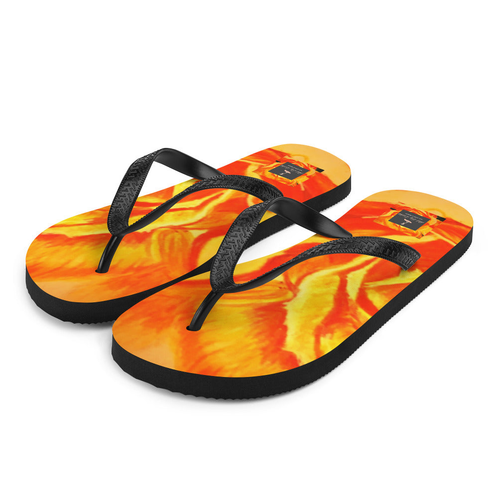 Flip-Flops Orange and Yellow