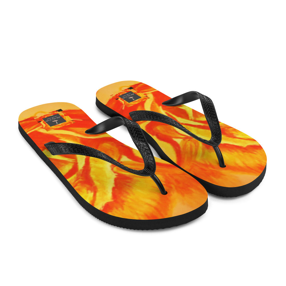 Flip-Flops Orange and Yellow