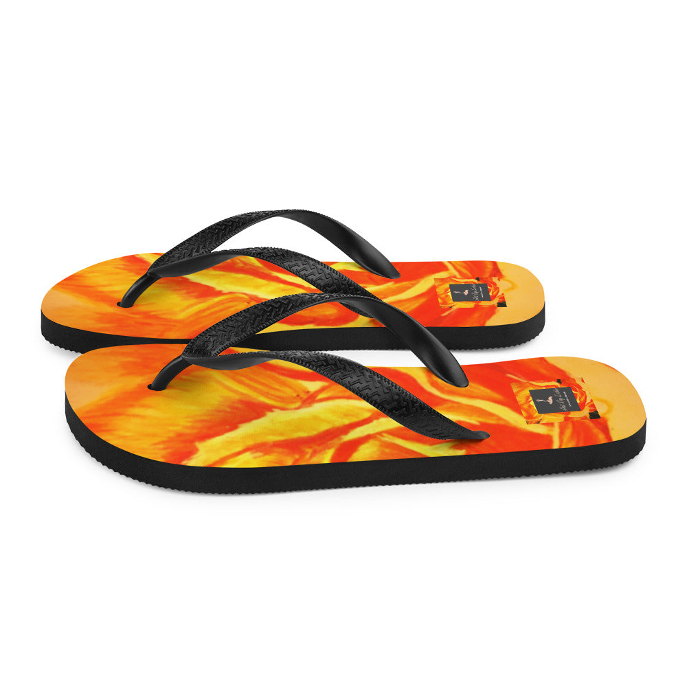 Flip-Flops Orange and Yellow