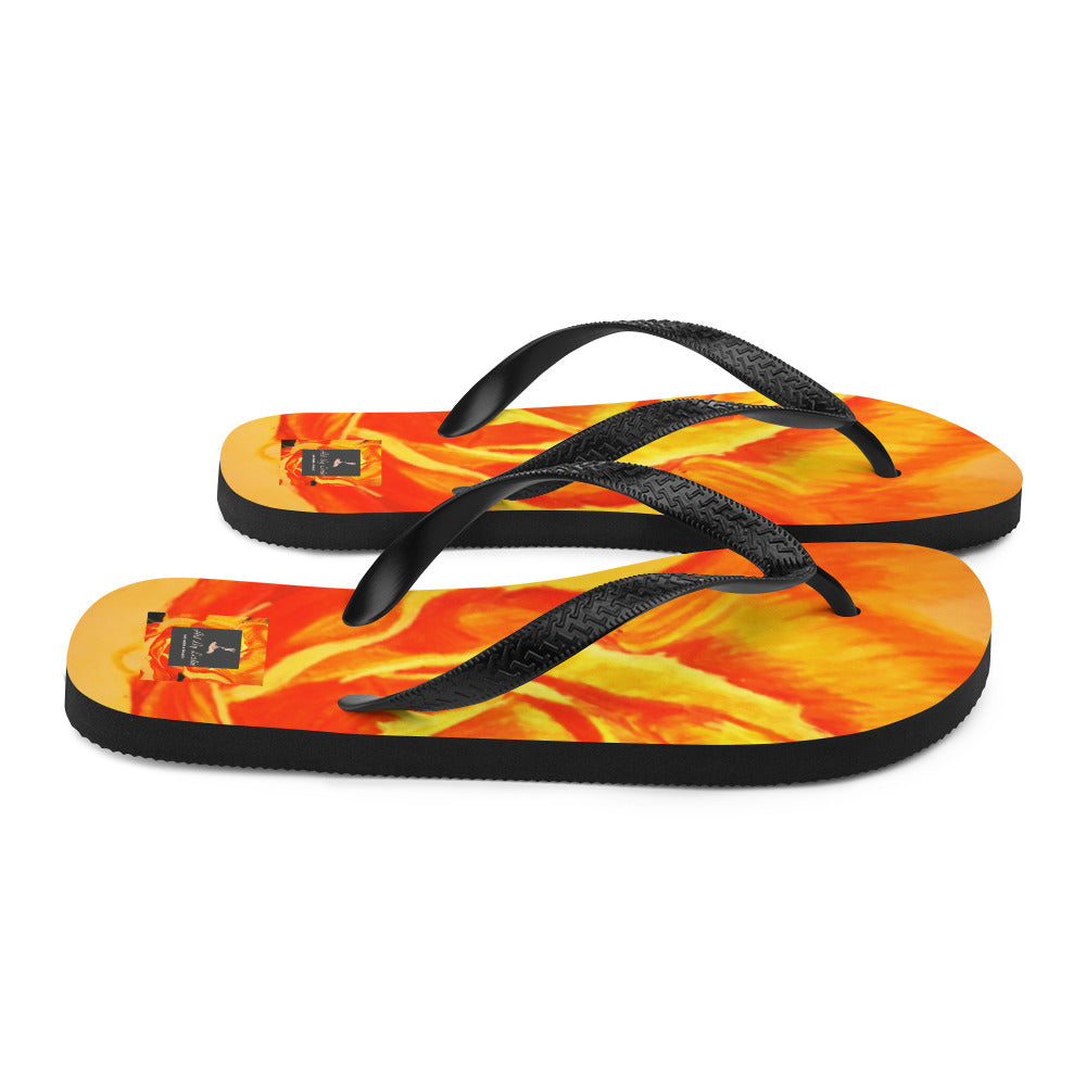 Flip-Flops Orange and Yellow